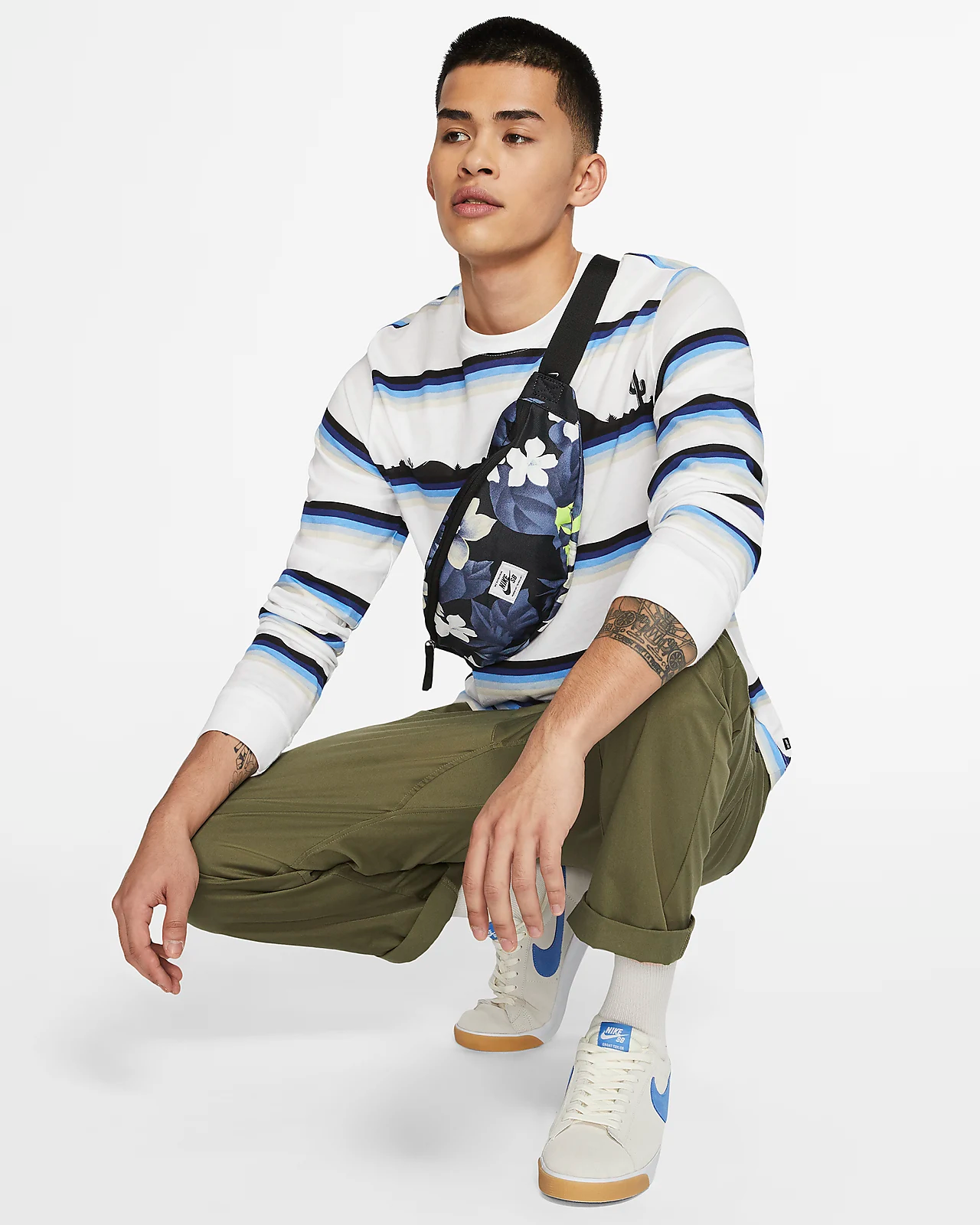 Túi Nike SB Heritage Printed Skate Hip Pack CZ1865-010 - Ảnh 4