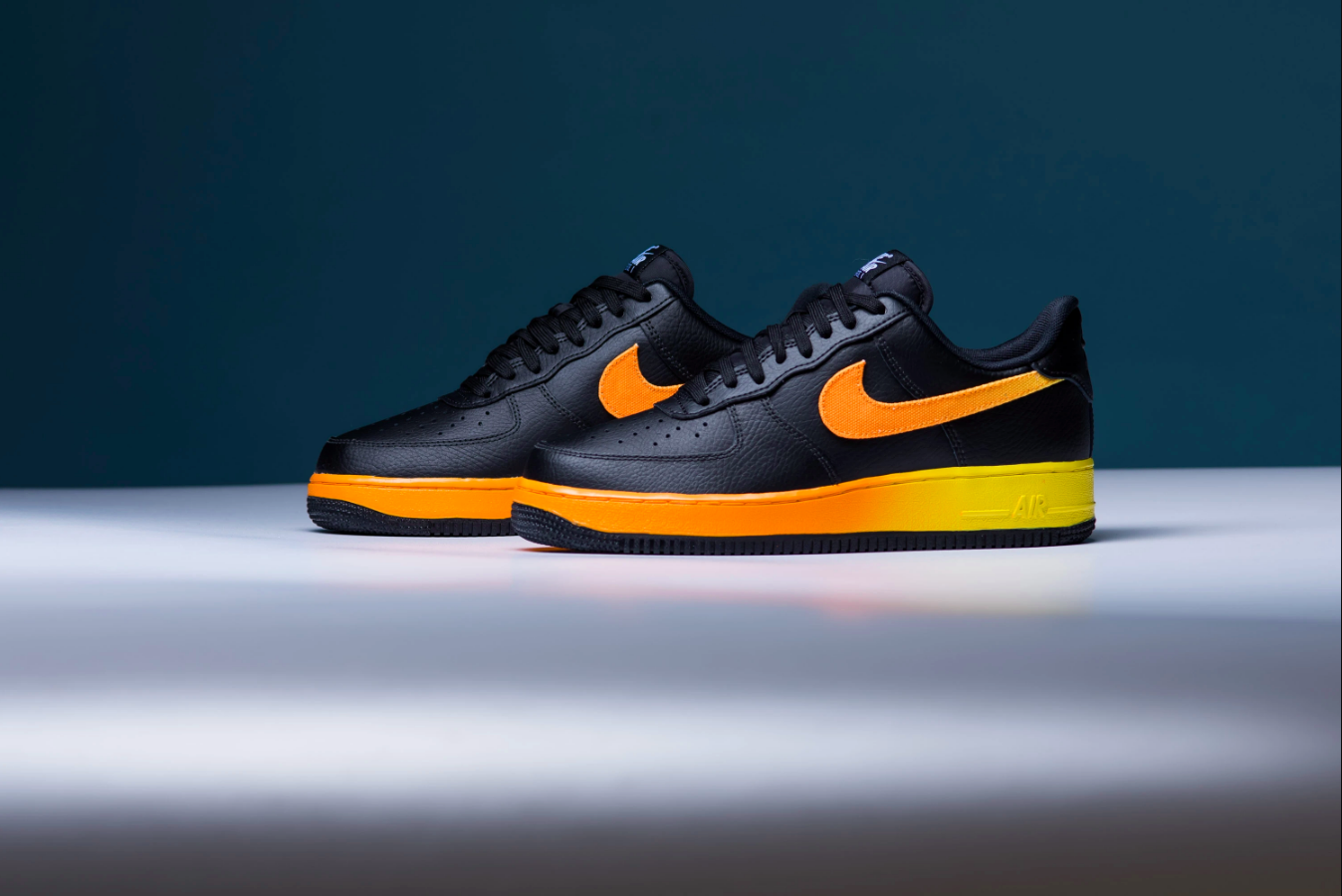 Giày Nike Air Force 1 Low '07 LV8 'Black Orange Peel' CJ0524-001 - Ảnh 2
