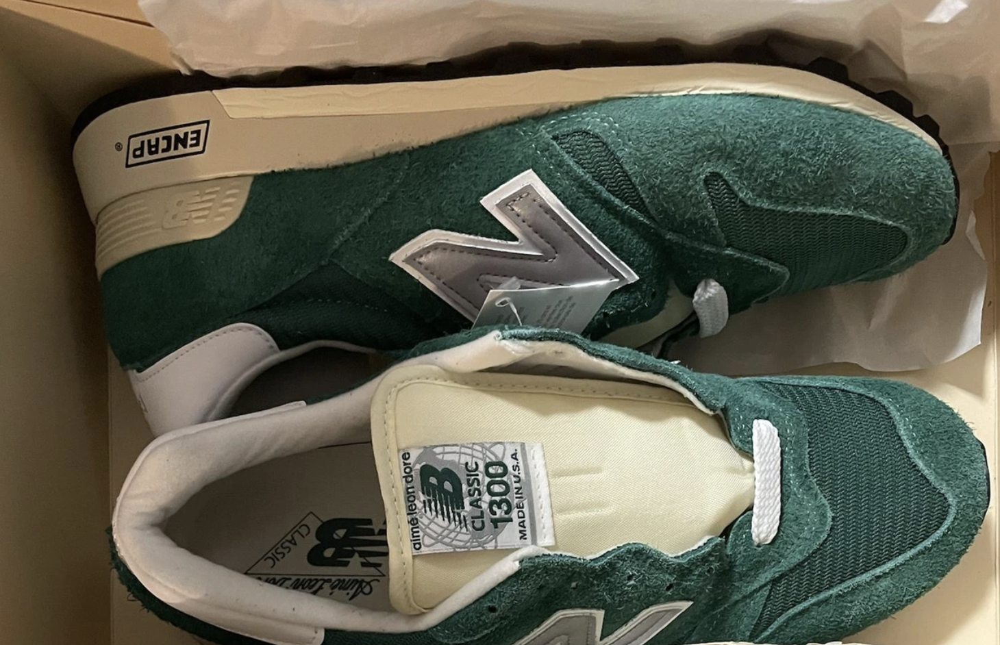 Giày New Balance Aimé Leon Dore x 1300 'Green' M1300AL - Ảnh 3