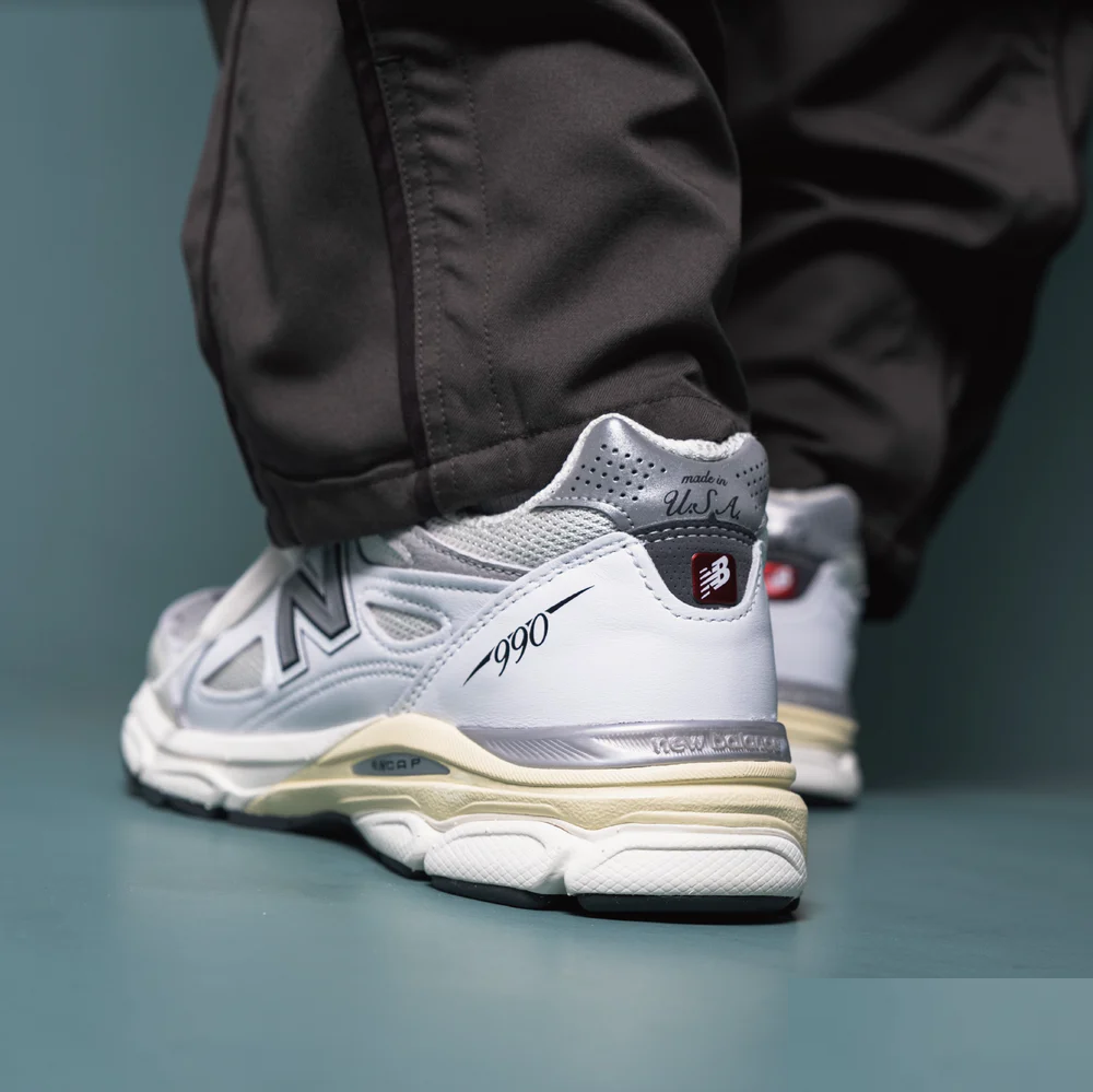 Giày New Balance 990v3 'MiUSA Sea Salt' M990AL3 - Ảnh 4