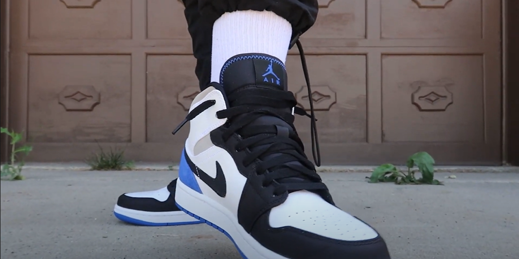 Giày Nike Air Jordan 1 Mid SE 'Union Royal' 852542-102 - Ảnh 5