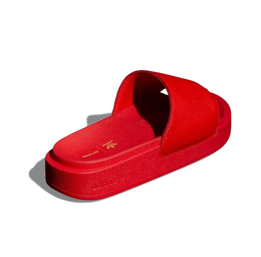 Dép Adidas x Ivy Park Slide Red GX7102 - Ảnh 3