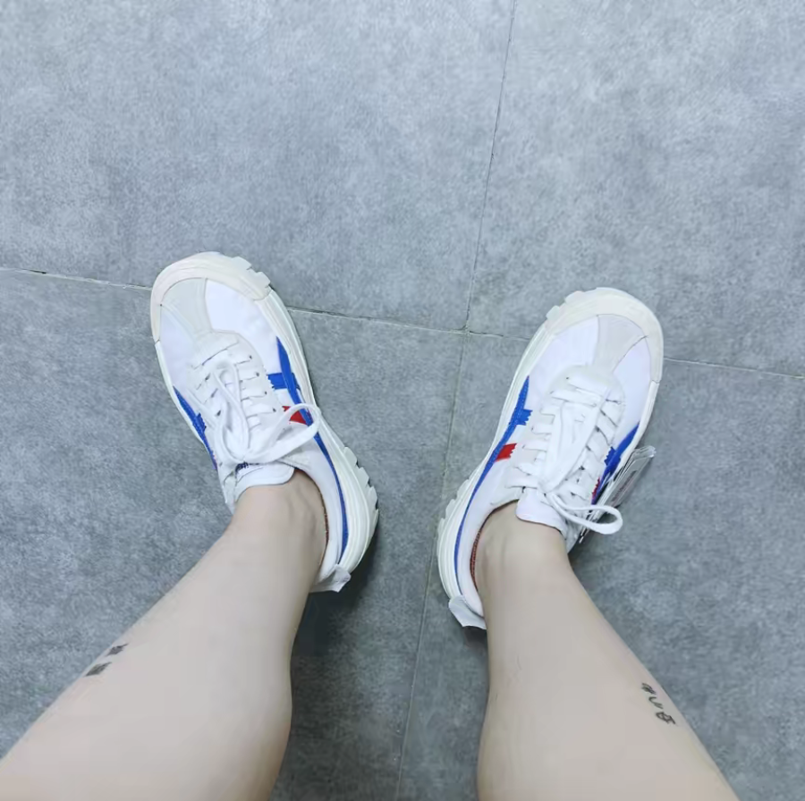 Giày Onitsuka Tiger Delegation Chunk 1183A585-105 - Ảnh 4