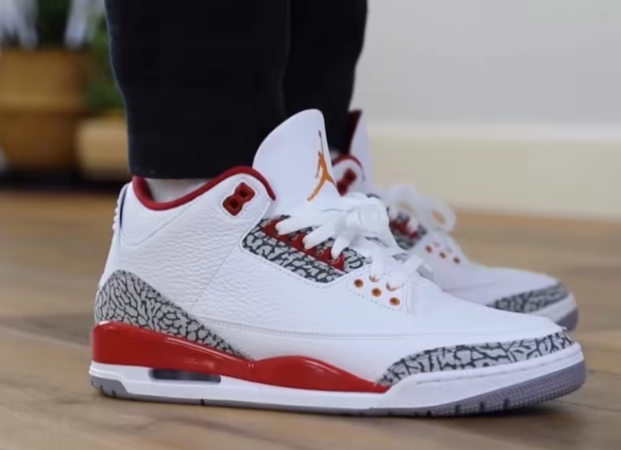 Giày Nike Air Jordan 3 Retro Cardinal Red CT8532-126 - Ảnh 5
