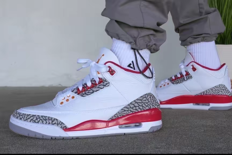 Giày Nike Air Jordan 3 Retro Cardinal Red CT8532-126 - Ảnh 6