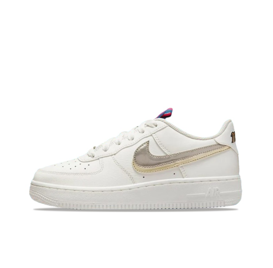 Giày Nike Air Force 1 Low Silver Gold DH9595-001 - Ảnh 4