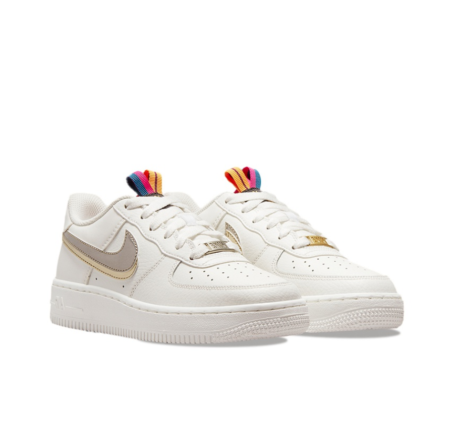 Giày Nike Air Force 1 Low Silver Gold DH9595-001 - Ảnh 2