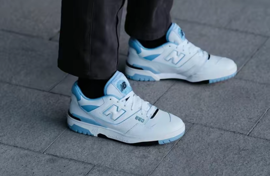 Giày New Balance 550 UNC 'White University Blue' BB550HL1 - Ảnh 7