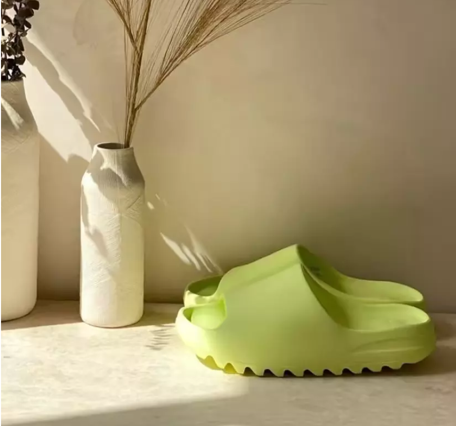 Dép Adidas Yeezy Slide 'Glow Green' HQ6447 - Ảnh 4
