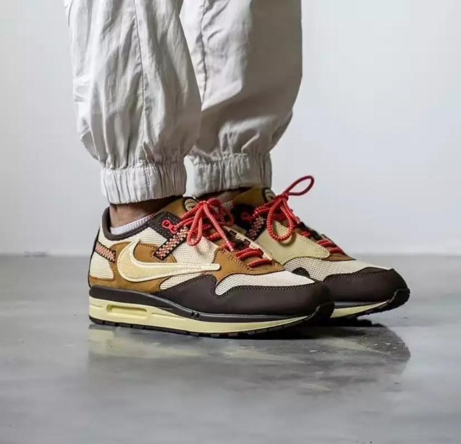 Giày Nike Air Max 1 Travis Scott 'Baroque Brown' DO9392-200 - Ảnh 2