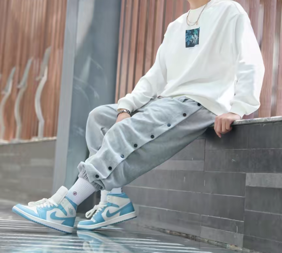 Giày Nike Air Jordan 1 Mid 'University Blue' BQ6472-141 - Ảnh 3