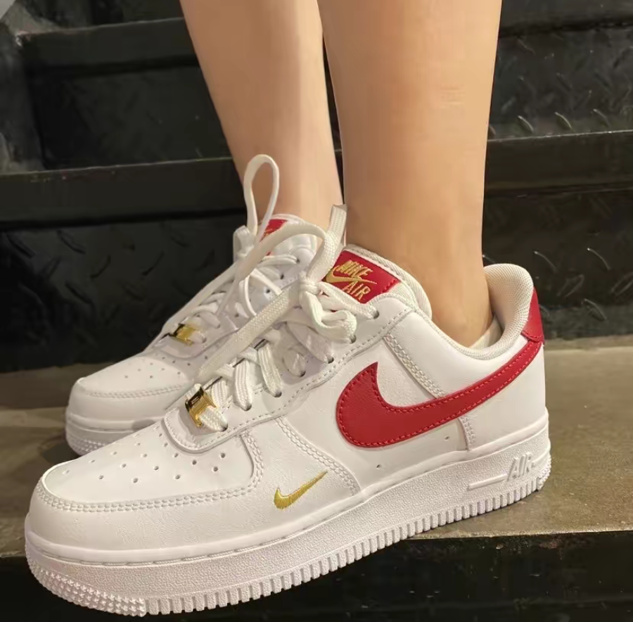 Giày Nike Wmns Air Force 1 Essential Low 'White Gym Red' CZ0270-104 - Ảnh 4