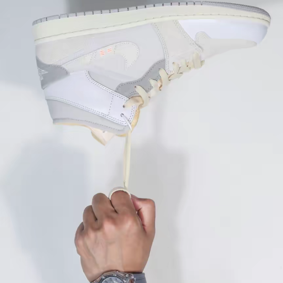 Giày Nike Air Jordan 1 Mid SE Craft 'Inside Out' DM9652-100 - Ảnh 8