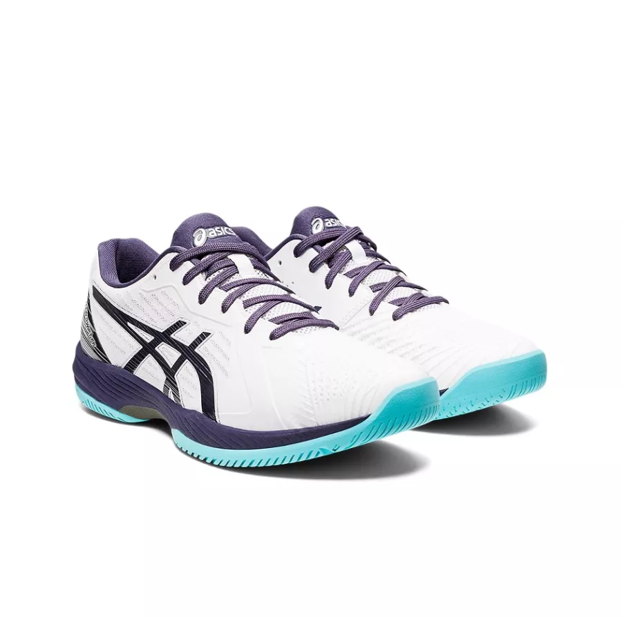 Giày Tennis Asics Solution Swift 'White Purple' 1041A298-101 - Ảnh 2