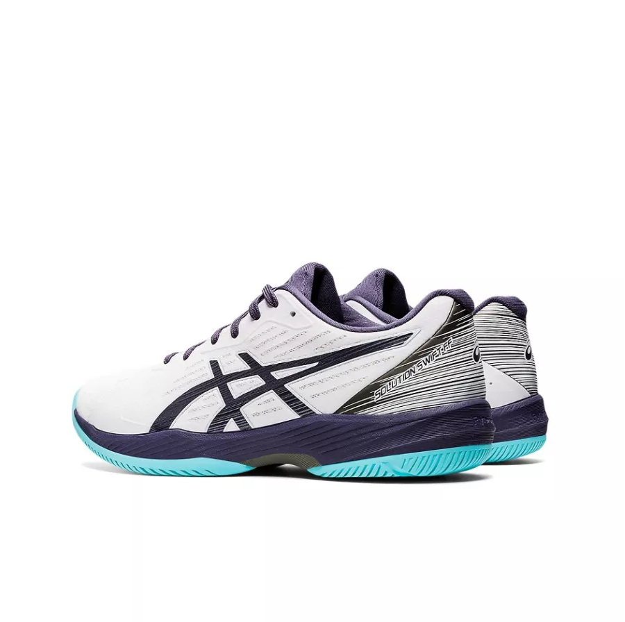 Giày Tennis Asics Solution Swift 'White Purple' 1041A298-101 - Ảnh 3