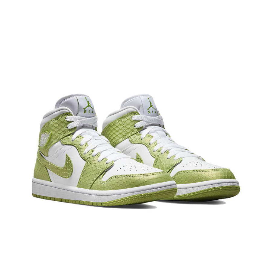 Giày Nike Air Jordan 1 Mid 'Green Python' DV2959-113 - Ảnh 4
