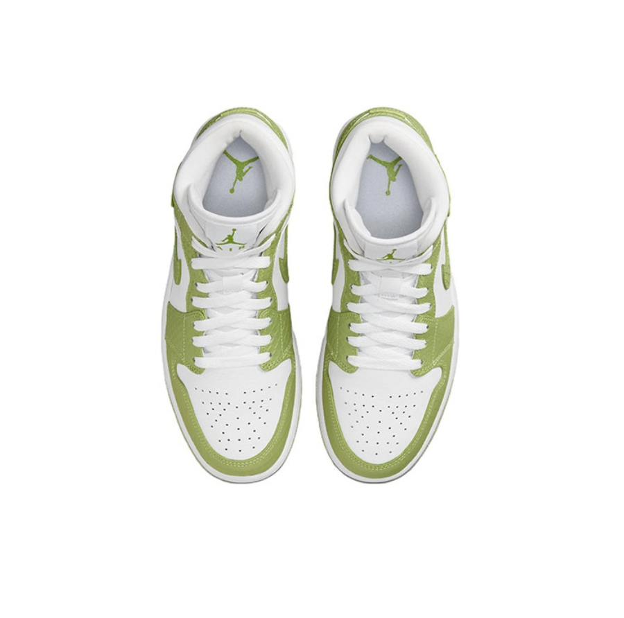 Giày Nike Air Jordan 1 Mid 'Green Python' DV2959-113 - Ảnh 5