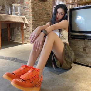 Alternative view of Giày Lining x Burnin Pro 'Orange' AECR123-1