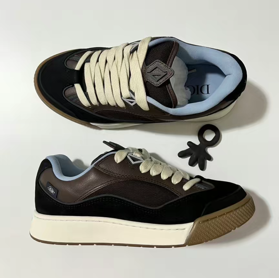 Giày Dior B713 x Travis Scott 'Black Mocha' 3SN281ZNV-H967 - Ảnh 5