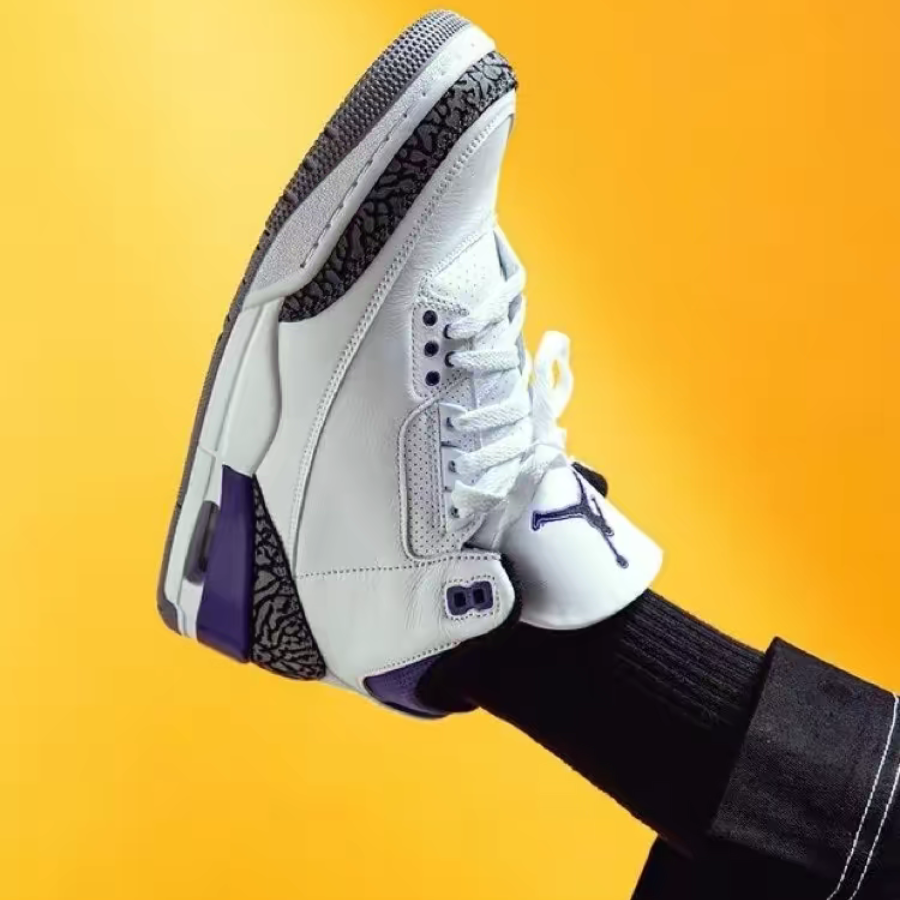 Giày Nike Air Jordan 3 Retro 'Dark Iris' CT8532-105 - Ảnh 5