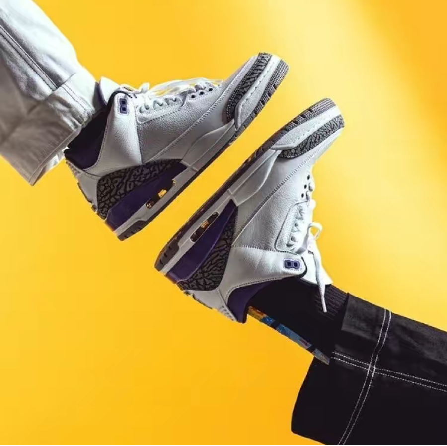 Giày Nike Air Jordan 3 Retro 'Dark Iris' CT8532-105 - Ảnh 7
