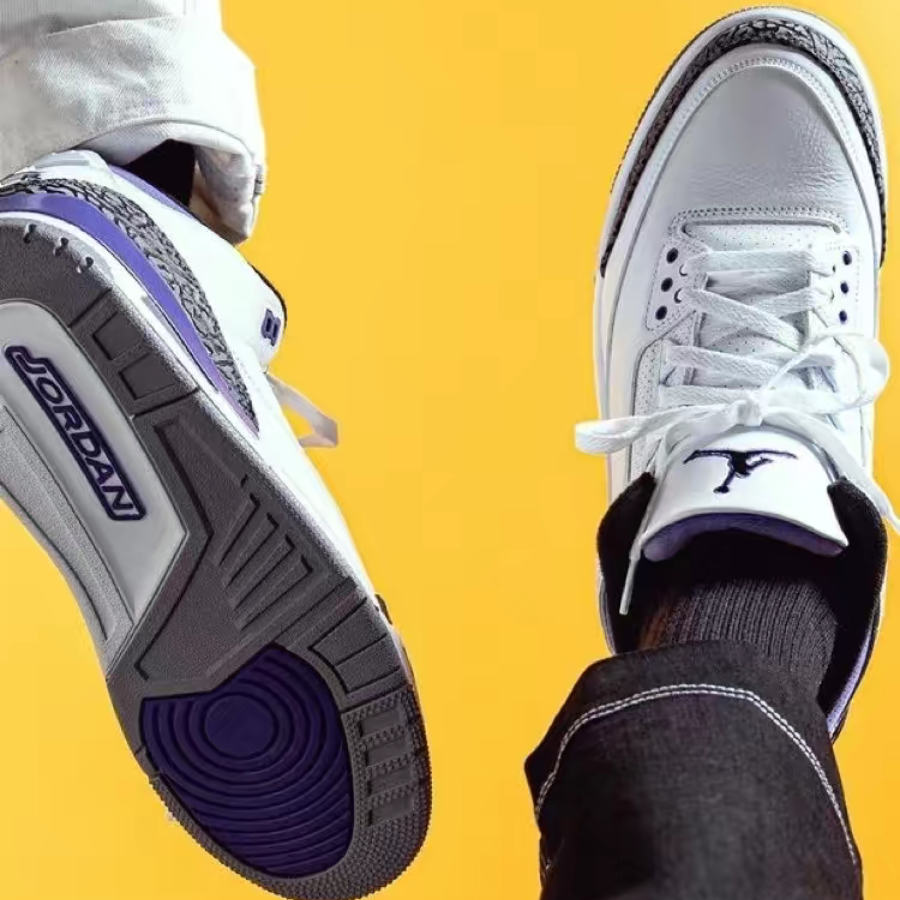 Giày Nike Air Jordan 3 Retro 'Dark Iris' CT8532-105 - Ảnh 6