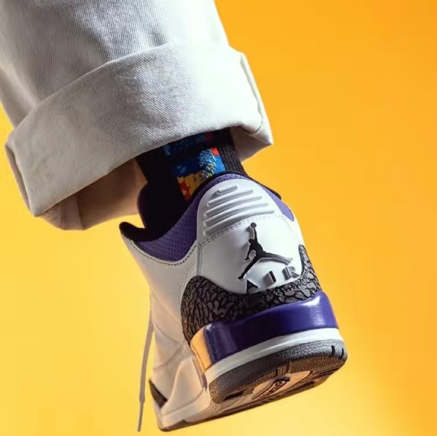 Giày Nike Air Jordan 3 Retro 'Dark Iris' CT8532-105 - Ảnh 8