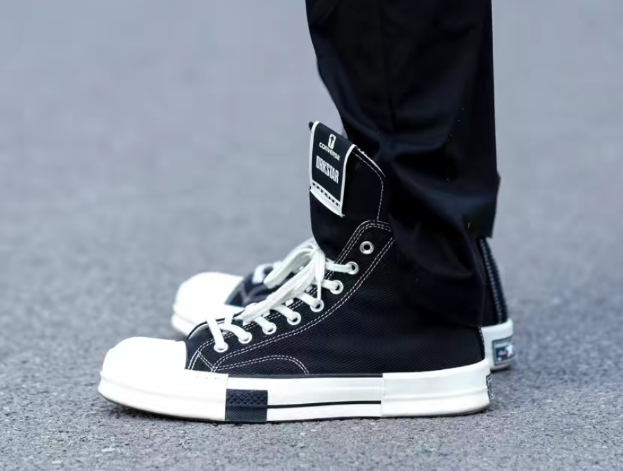 Giày Converse DRKSHDW x Chuck Taylor All Star 70 Hi 'Black' A00130C - Ảnh 7