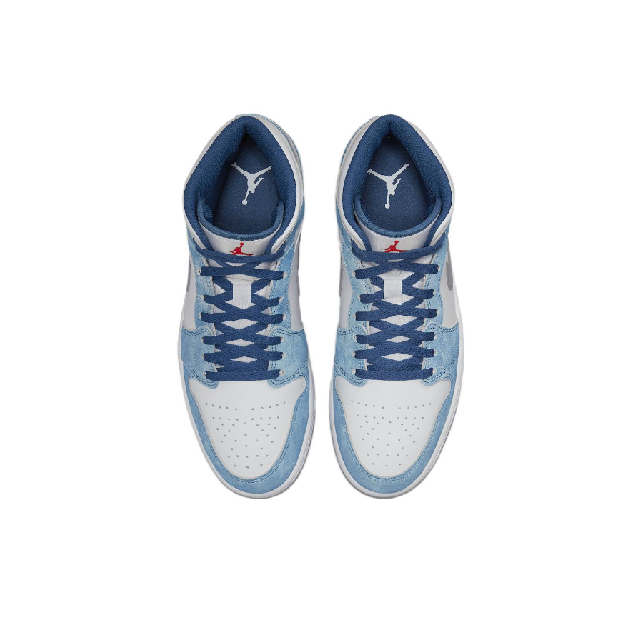 Giay Nike Air Jordan 1 Mid 'French Blue Fire Red' DN3706-401