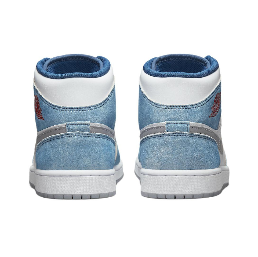 Giay Nike Air Jordan 1 Mid 'French Blue Fire Red' DN3706-401