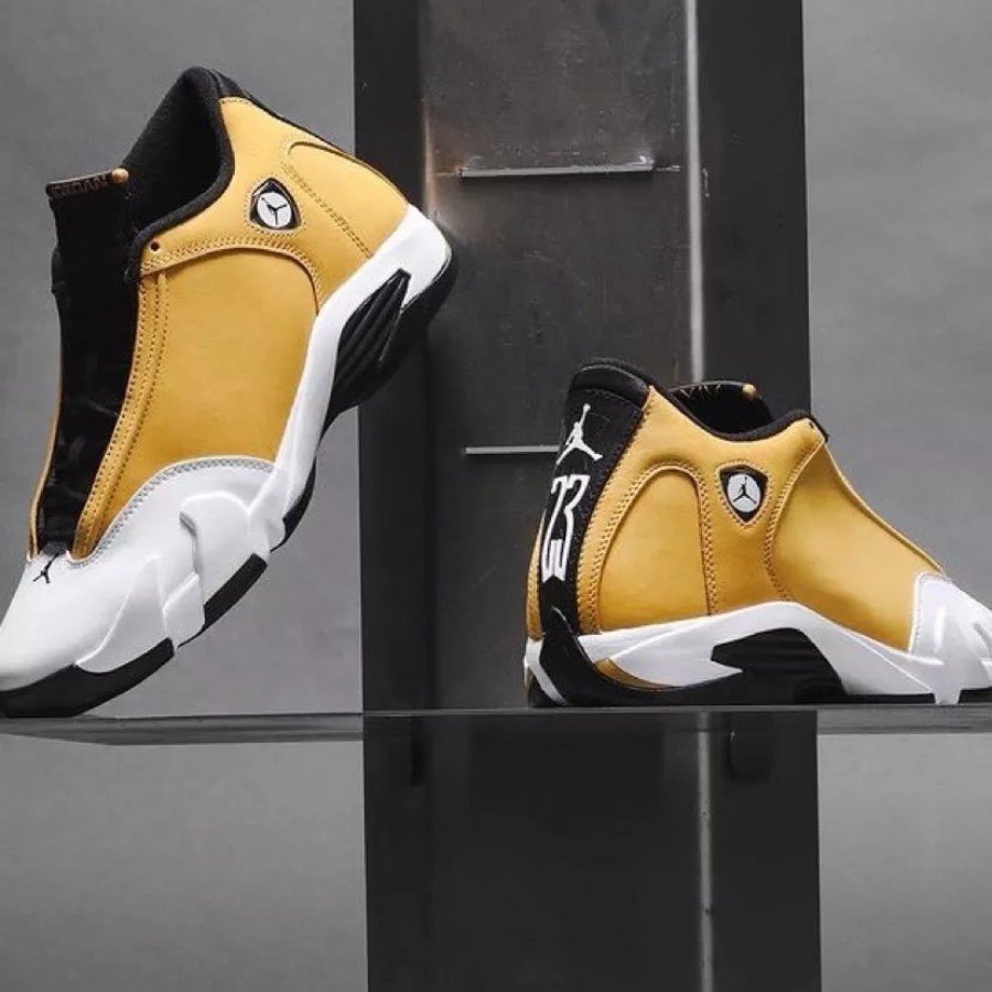 Giay Nike Air Jordan 14 Retro 'Light Ginger' 487471-701