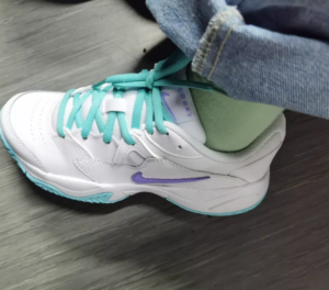 Alternative view of Giày Tennis Nike Wmns Court Lite 2 'White Purple' AR8838-124