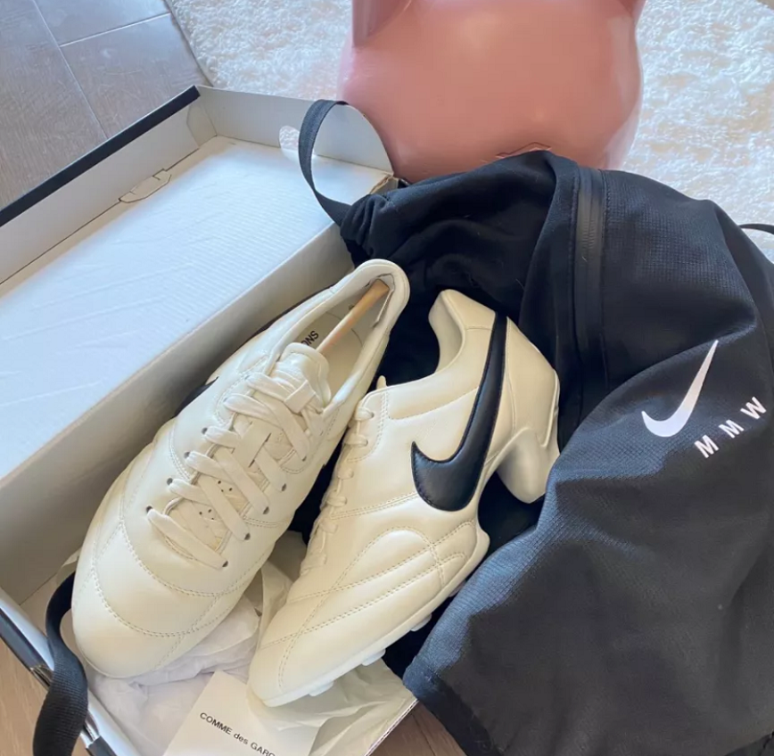 Giày Nike COMME Des GARÇONS x Nike Premier 'Cream' DJ8545-100 - Ảnh 5