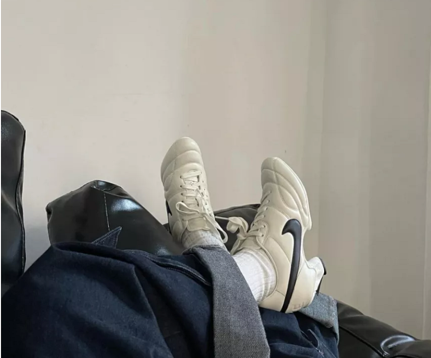 Giày Nike COMME Des GARÇONS x Nike Premier 'Cream' DJ8545-100 - Ảnh 4