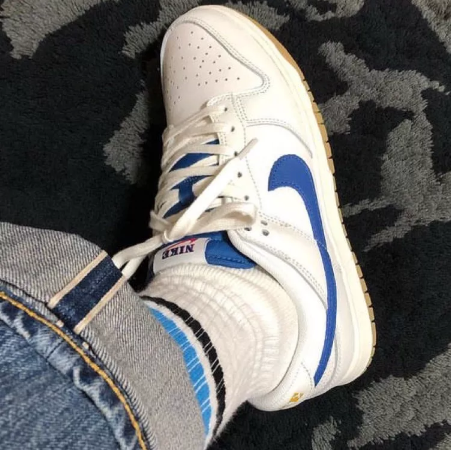 Giày Nike Dunk Low SE 'Sail Dark Marina Blue' DX3198-133 - Ảnh 2