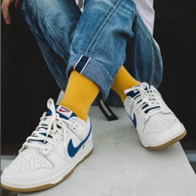 Giày Nike Dunk Low SE 'Sail Dark Marina Blue' DX3198-133 - Ảnh 3