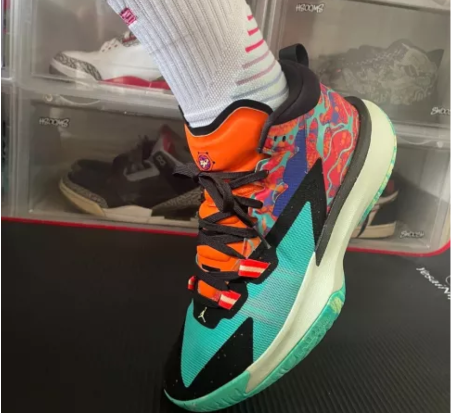 Giày Nike Air Jordan Zion 1 Planet Z 'Hyper Jade' DA3129-800 - Ảnh 3