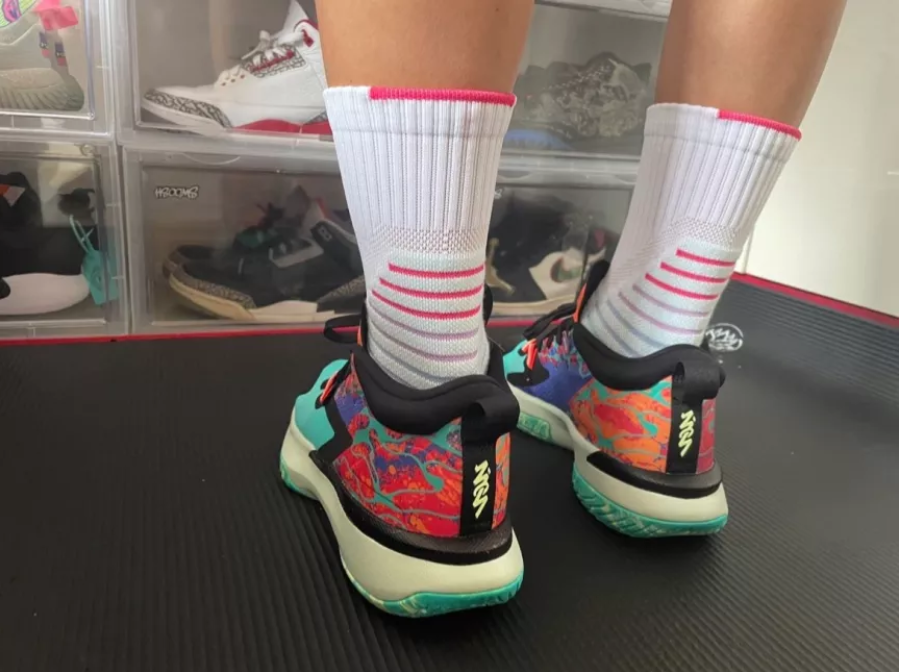 Giày Nike Air Jordan Zion 1 Planet Z 'Hyper Jade' DA3129-800 - Ảnh 5