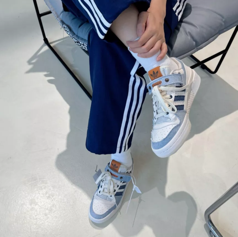 Giày Adidas Forum Low 'Blue' HQ6334 - Ảnh 6