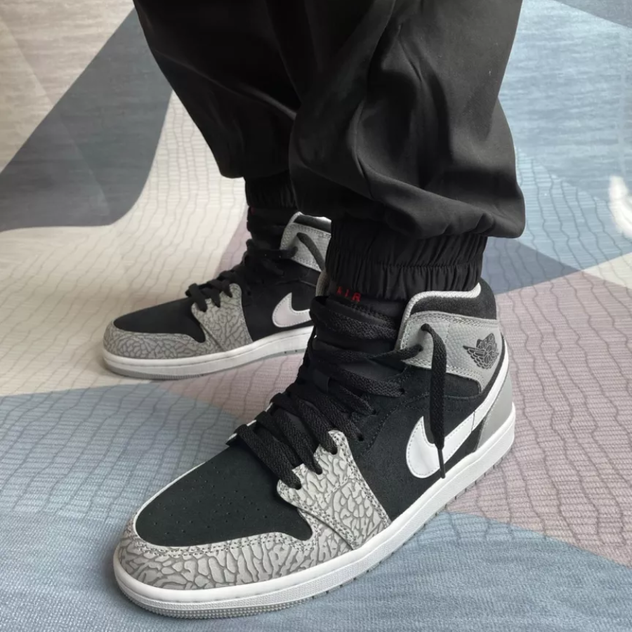 Giày Nike Air Jordan 1 Mid SE 'Elephant Toe' DM1200-016 - Ảnh 2