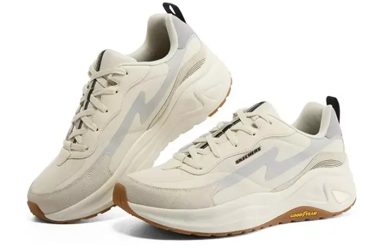 Alternative view of Giày Skechers D'Lite Wave 'Beige' 237561-NAT
