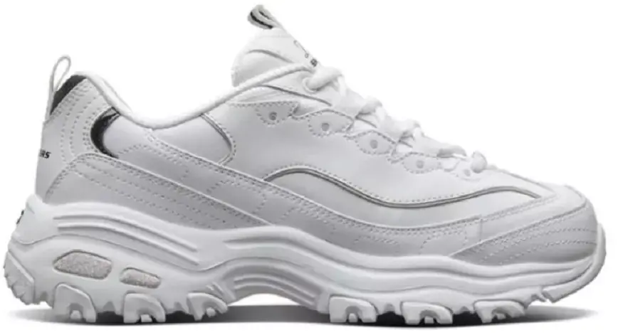 Giày Skechers D'Lites 'White' 11931-WBK