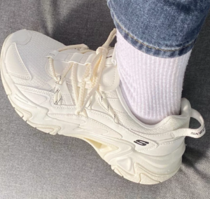 Alternative view of Giày Skechers D'Lites Stamina 'White' 896072-OFWT