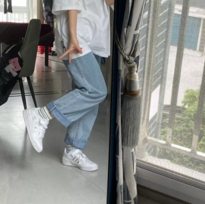 Alternative view of Giày Adidas Originals Forum Low Cloud White Metallic Sliver GX0214