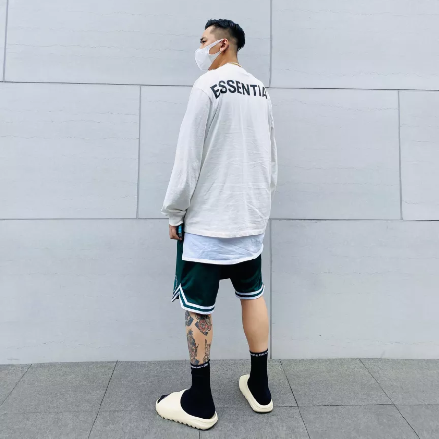 Dép Adidas Yeezy Slides 'Desert Sand' FW6344 - Ảnh 3