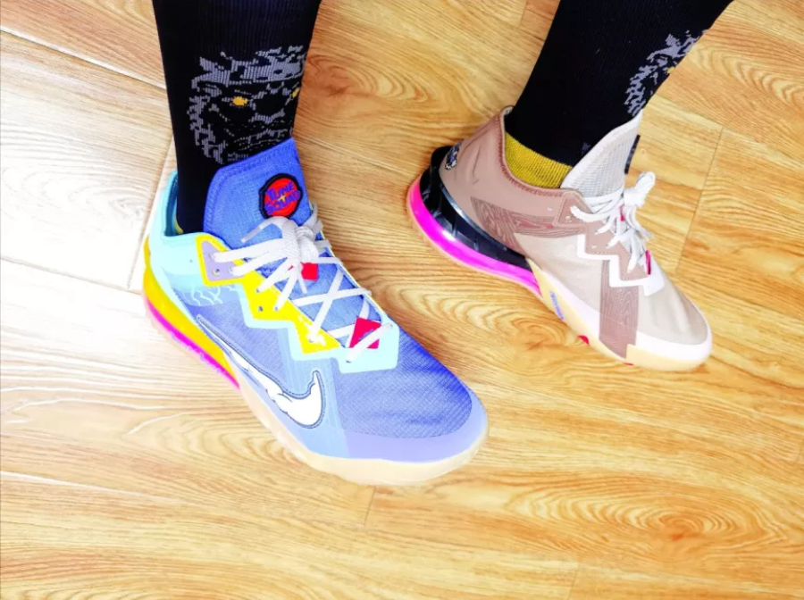 Giày Nike Space Jam x LeBron 18 Low 'Wile E. x Roadrunner' CV7562-401 - Ảnh 4