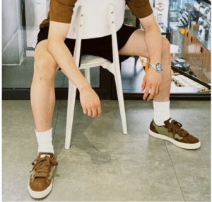 Alternative view of Giày Golf Le Fleur x Converse GLF 2.0 'Oil Green Bison' 173187C