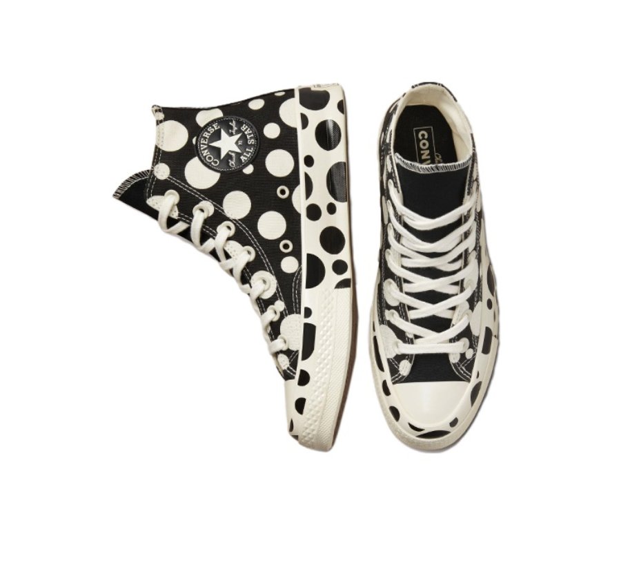 Giày Converse Chuck Taylor All Star '70 Hi Polka Dot 'Black White' A01182C - Ảnh 5
