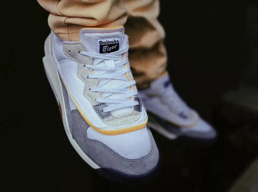 Giày Onitsuka Tiger Admix Runner 'While Grey' 1183B357-102 - Ảnh 3