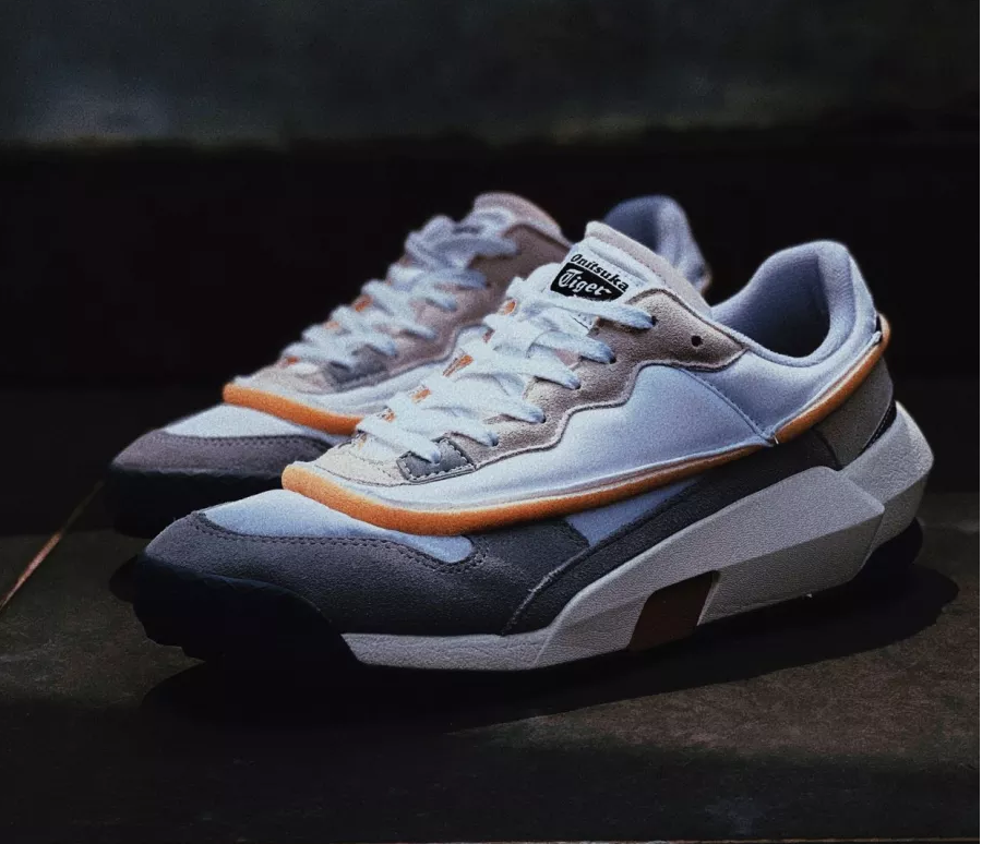Giày Onitsuka Tiger Admix Runner 'While Grey' 1183B357-102 - Ảnh 4